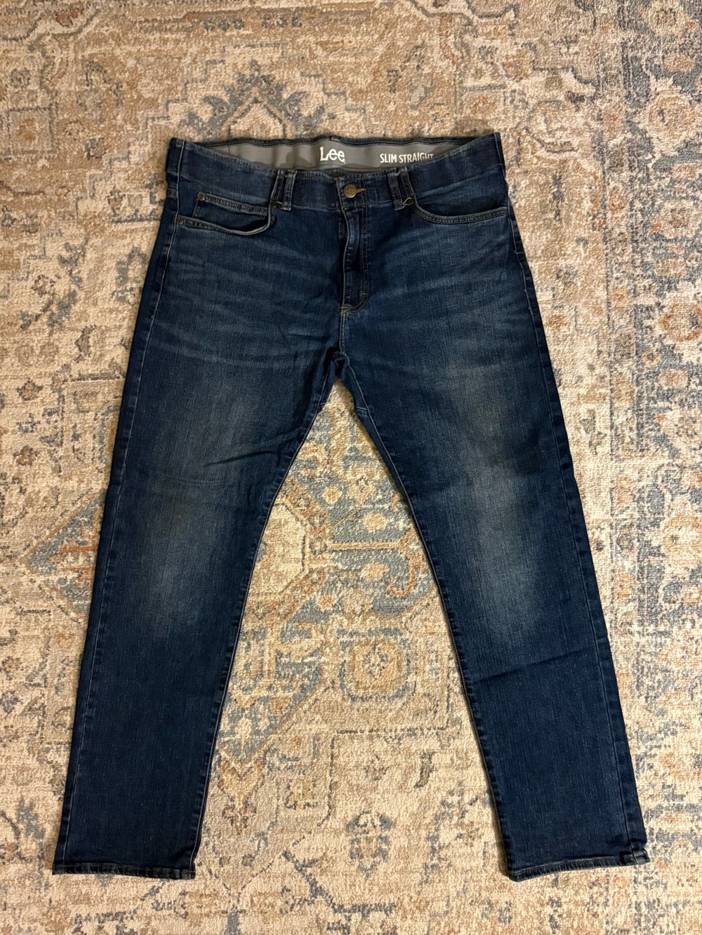 Levi's Men’s Slim Straight Jeans - Dark Blue